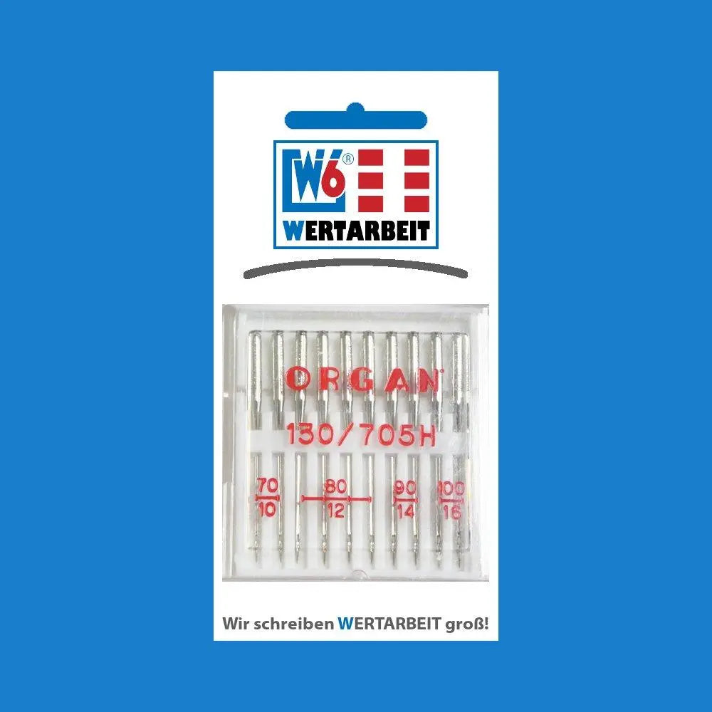 W6 Nähmaschinennadel Webware 70-100 (10 Nadeln)