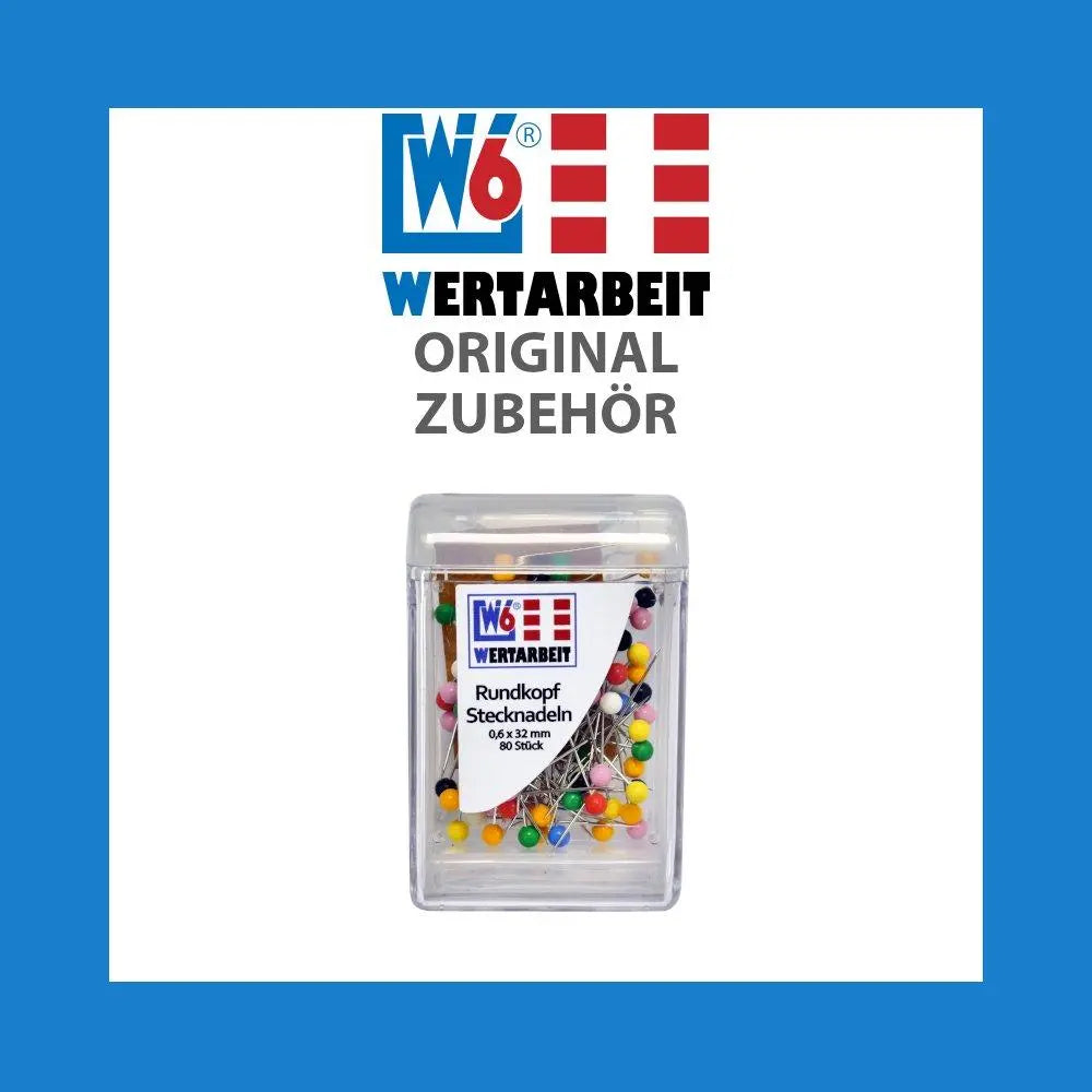 W6 Rundkopfstecknadel 80 Stück