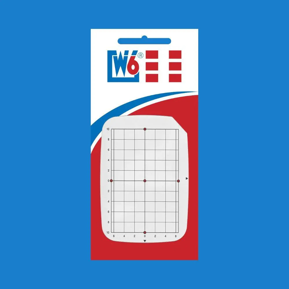 W6 Nähmaschinen Stickrahmen Template 13 x 20 cm