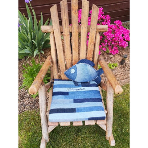 Upcycling Fisch Kissen