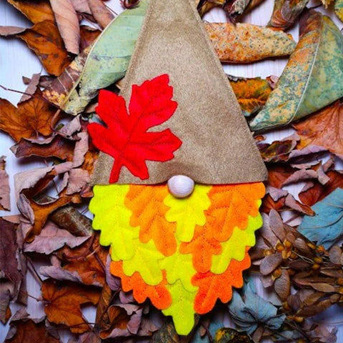 Herbst Gnom aus Filz