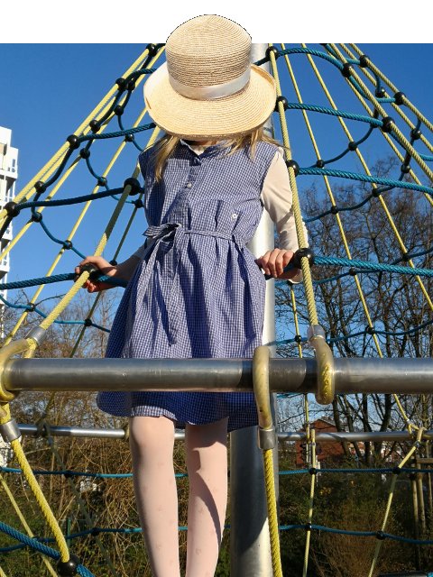 Kinderkleid aus Oberhemd