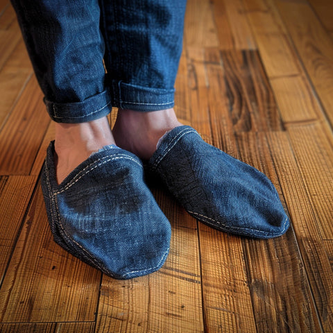 Upcycling Hausschuhe