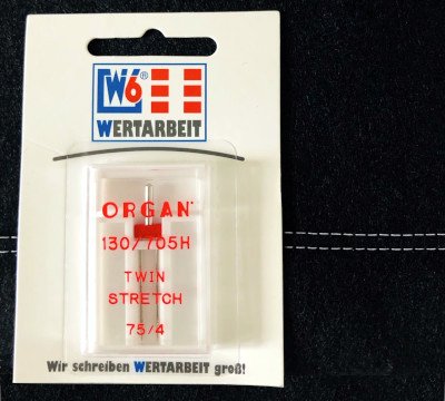 Nähen mit der W6 Zwillingsnadel Super Stretch 4,0