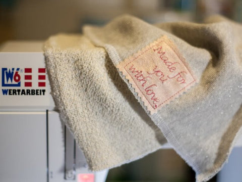 Dreieckstuch mit Label