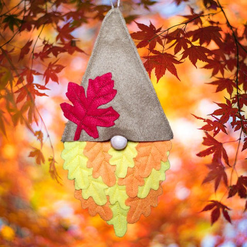 Herbst Gnom aus Filz