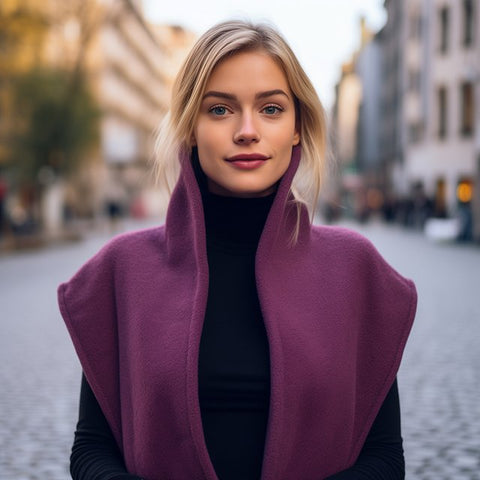 Kuschel Cardigan aus Fleece ohne Schnittmuster