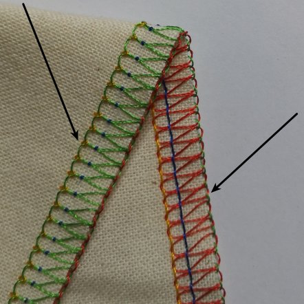 Overlock - Fadenspannung einstellen für ein optimales Nähbild