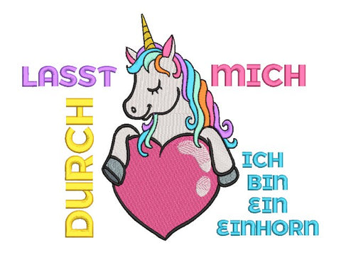 Lasst mich durch, ich bin ein Einhorn