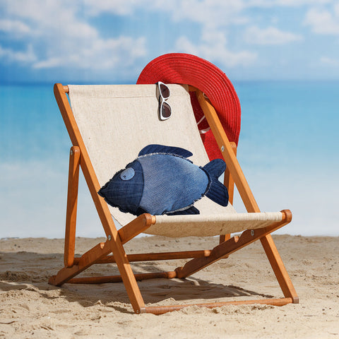 Upcycling Fisch Kissen