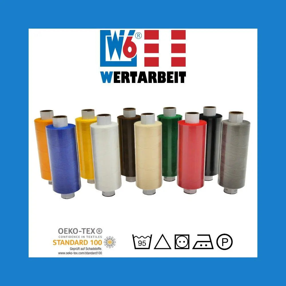 W6 Qualitätsnähgarn 10 Rollen Set (10 x 500 m)