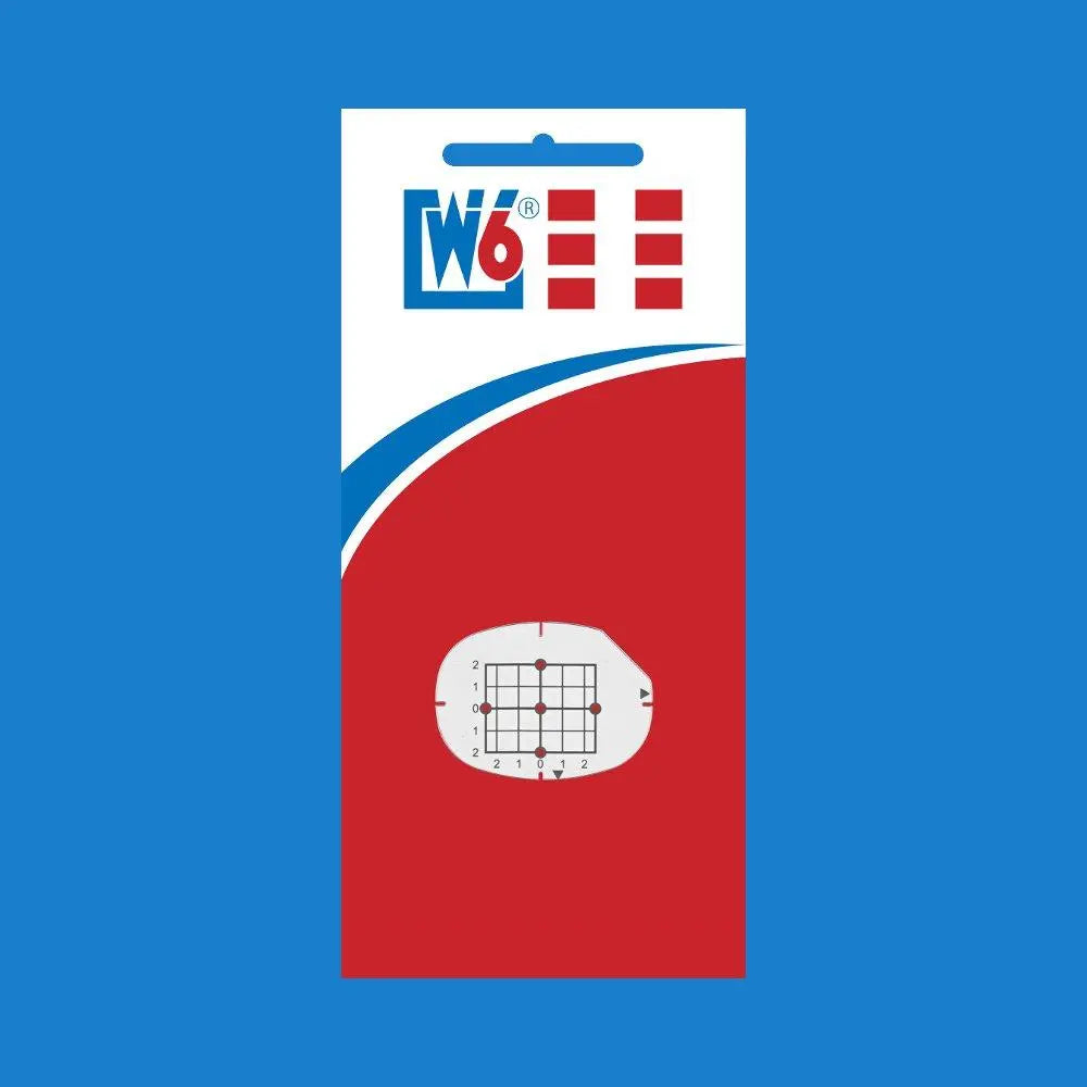 W6 Nähmaschinen Stickrahmen Template 4 x 5 cm