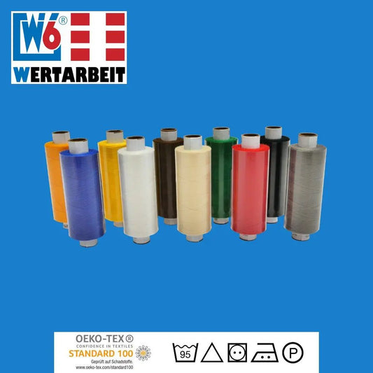 W6 Qualitätsnähgarn 10 Rollen Set (10 x 500 m)