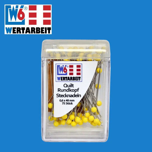 W6 Quilt Rundkopfnadeln 75 Stück
