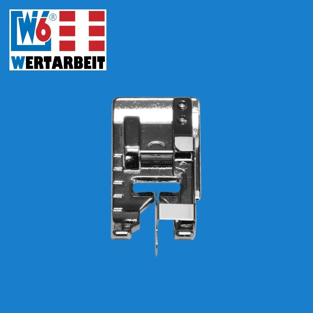 W6 Nähmaschinen Patchworkfuß / Nahtschattenfuß / Absteppkantenfuß
