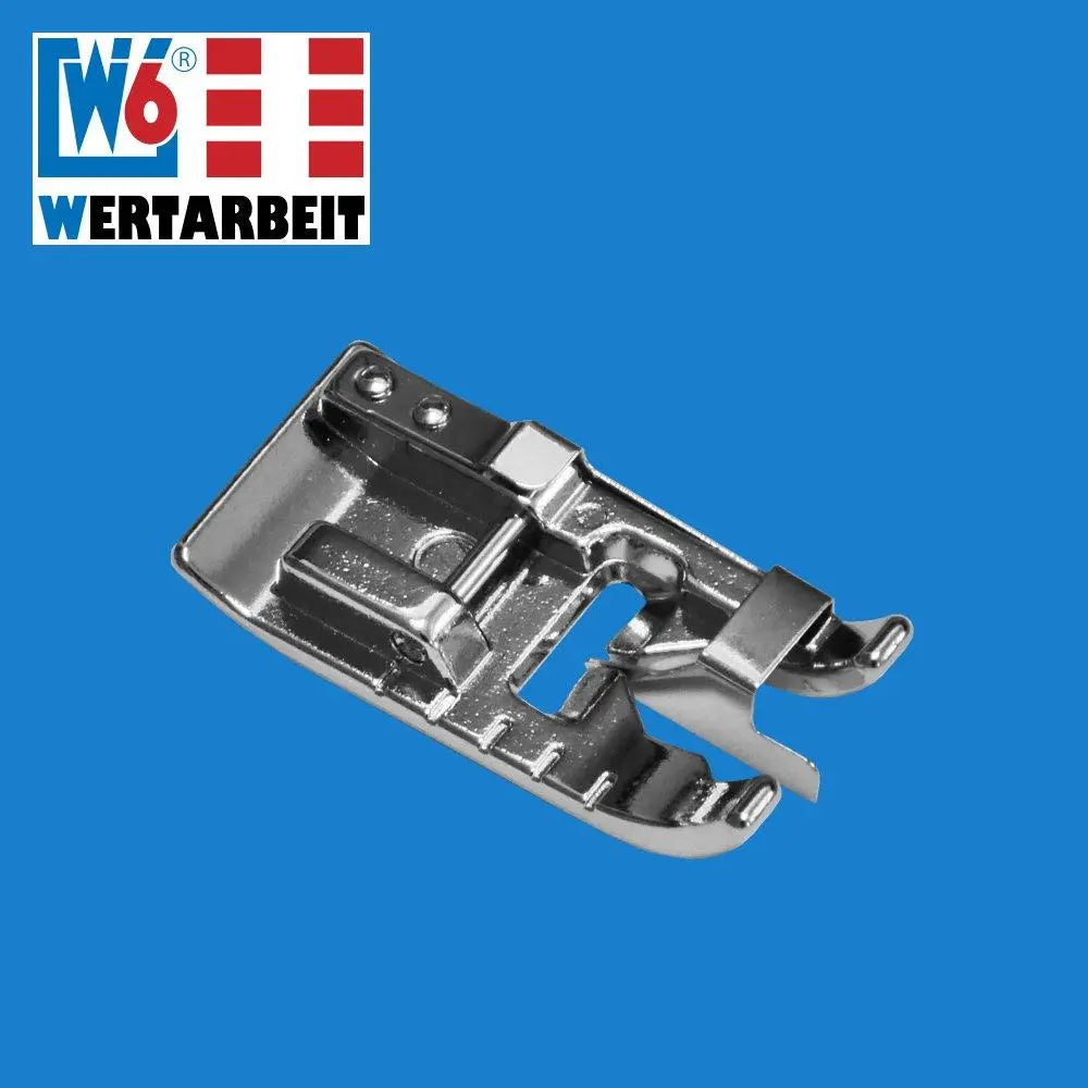 W6 Nähmaschinen Patchworkfuß / Nahtschattenfuß / Absteppkantenfuß