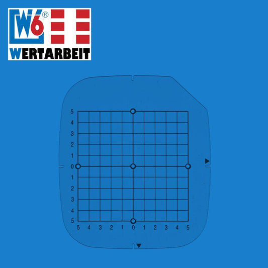 W6 Nähmaschinen Stickrahmen Template 10 x 10 cm
