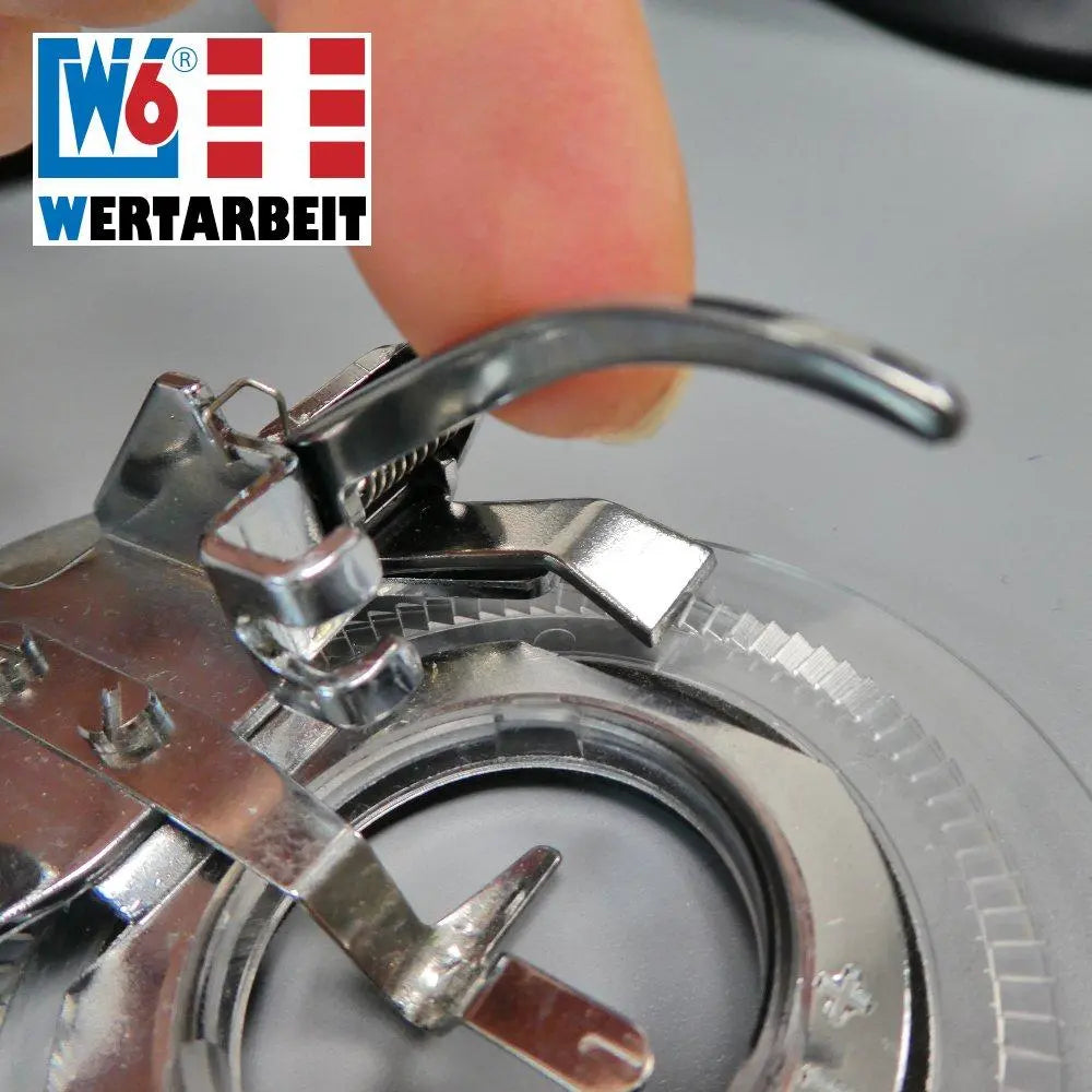 W6 Nähmaschinen Kreis- und Blumen- Kreativ-Nähfuß (Spezialfuß)