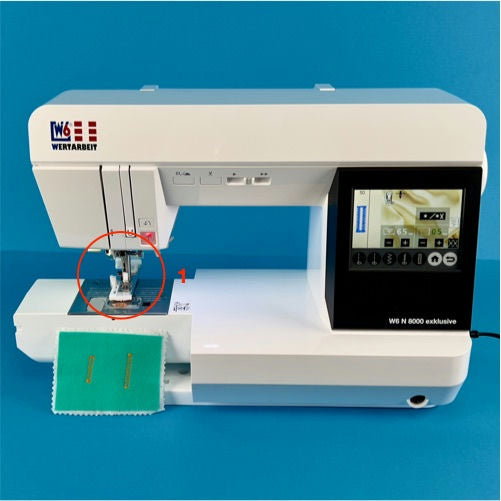 W6 Nähmaschine N 8000 Exklusive