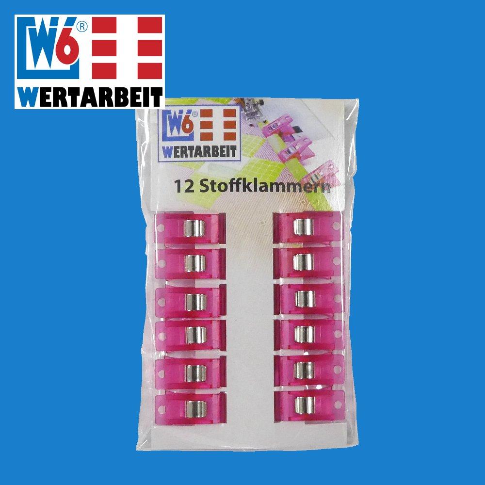 W6 Stoffklammern 12 Stück