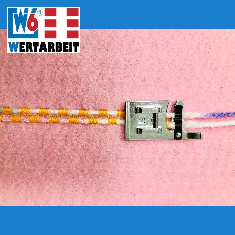 W6 Nähmaschinen Kordelaufnähfuß
