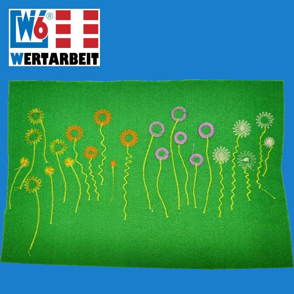 W6 Nähmaschinen Kreis- und Blumen- Kreativ-Nähfuß (Spezialfuß)