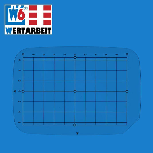 W6 Nähmaschinen Stickrahmen Template 13 x 20 cm