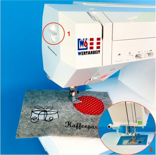 W6 Nähmaschine N 8000 Exklusive