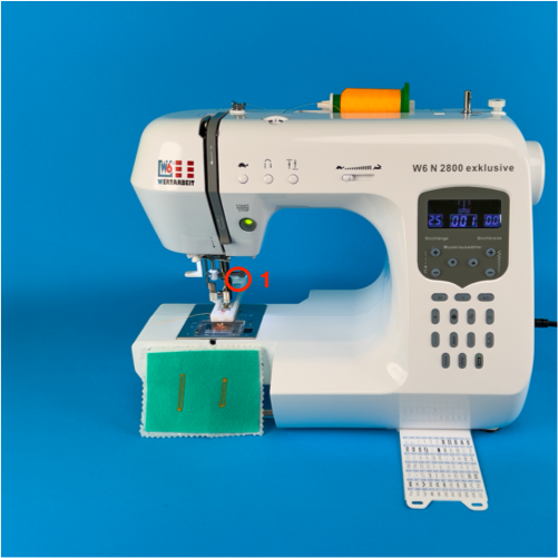 W6 Nähmaschine N 2800 Exklusive