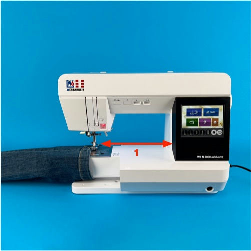 W6 Nähmaschine N 8000 Exklusive