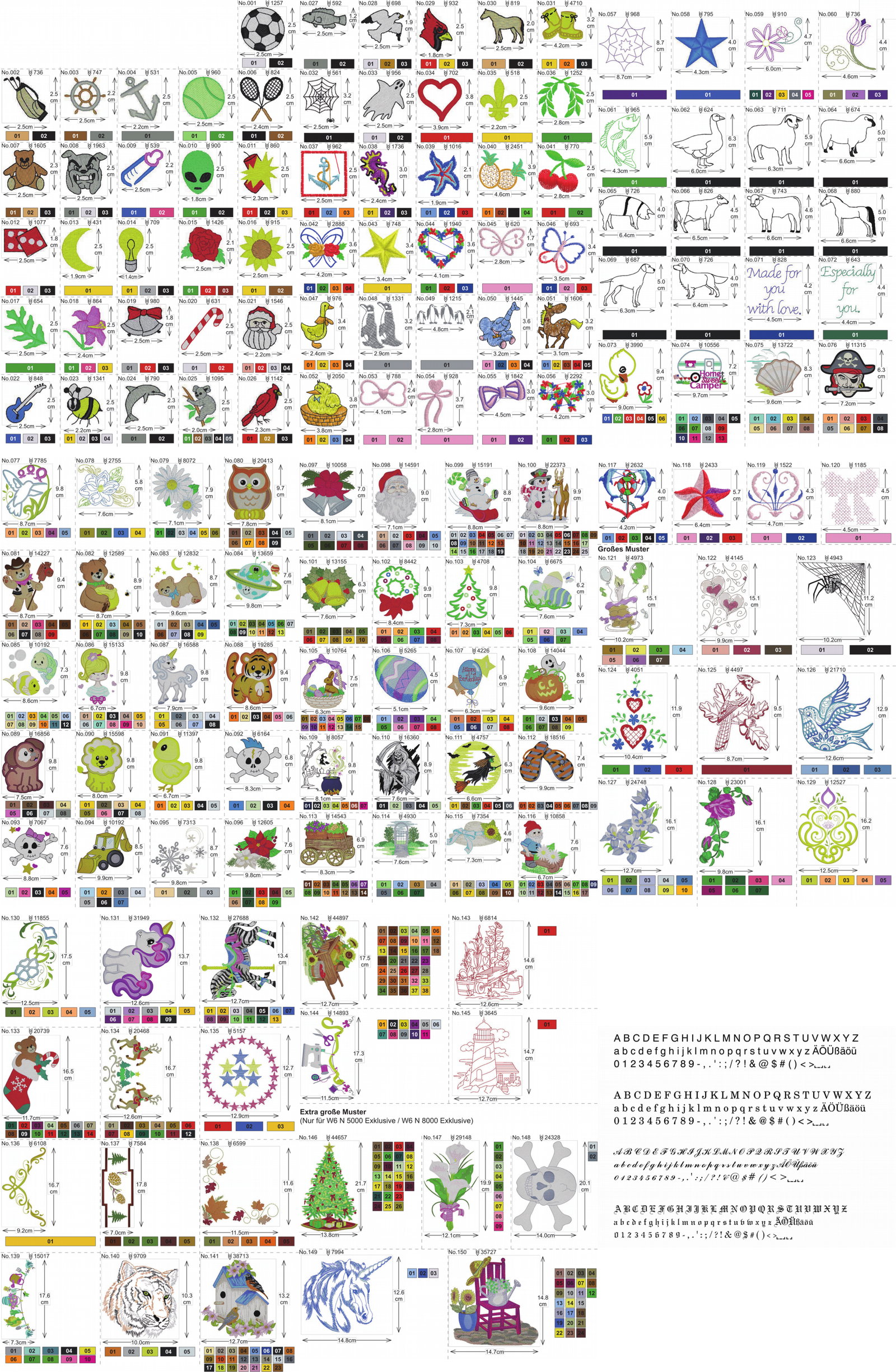 W6 Stickeinheit EU7 (150 x 250 mm)