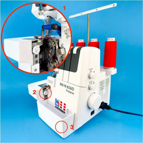 W6 Overlock N 656D Freiarm