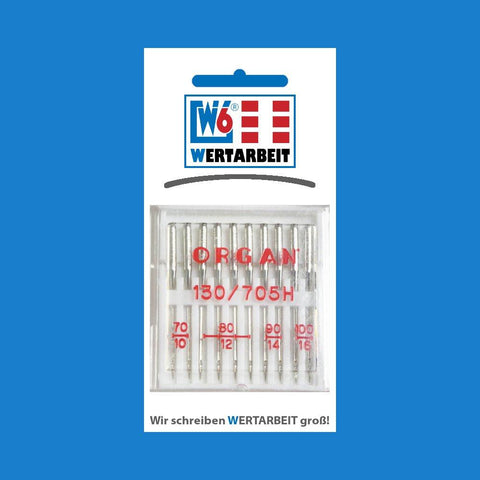 W6 Nähmaschinennadel Webware 70-100 (10 Nadeln) 1