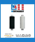 W6 Qualitätsnähgarn Schwarz / Weiß Set (2 x 500 m)_2