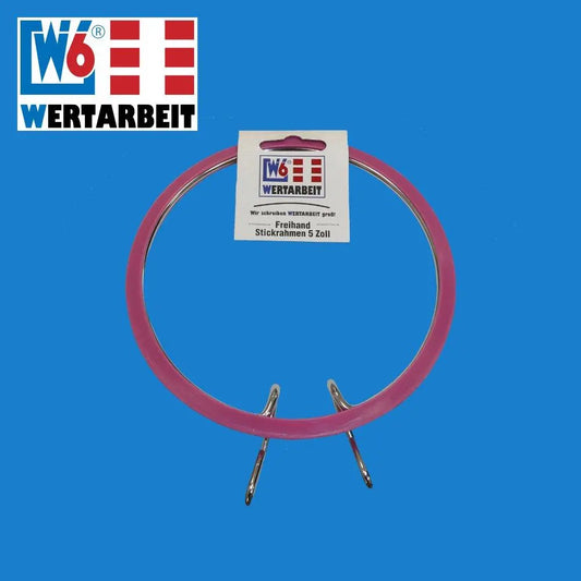 W6 Freihandstickrahmen 12,7 cm (5 Zoll) pink