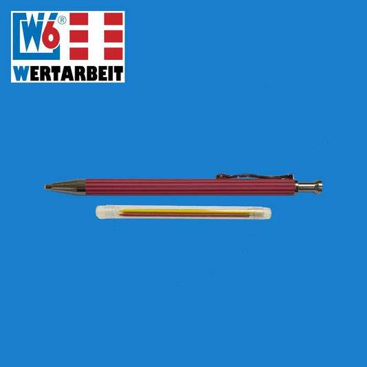 W6 Kreidedruckbleistift pink mit Ersatzminen