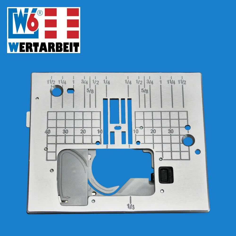 W6 Nähmaschinen Gradstich-Stichplatte W6 N 5000 Exkl. / 8000 Exkl.