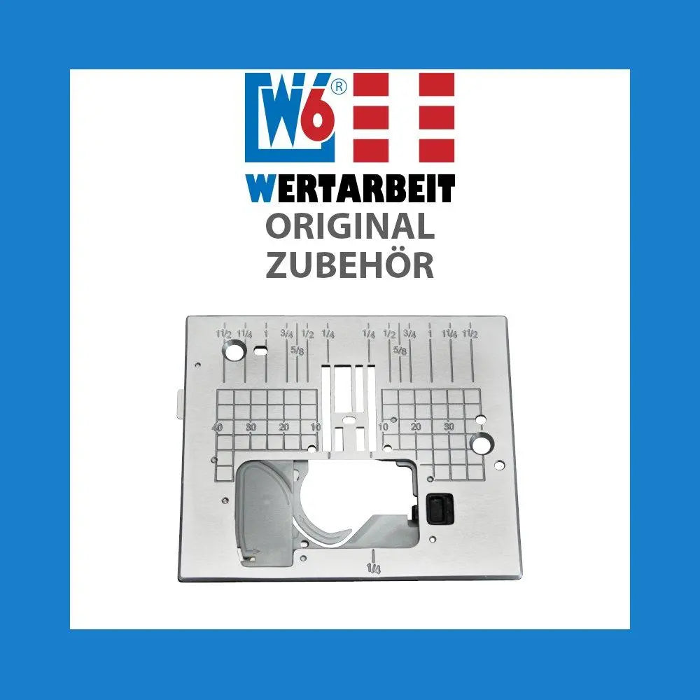 W6 Nähmaschinen Gradstich-Stichplatte W6 N 5000 Exkl. / 8000 Exkl.