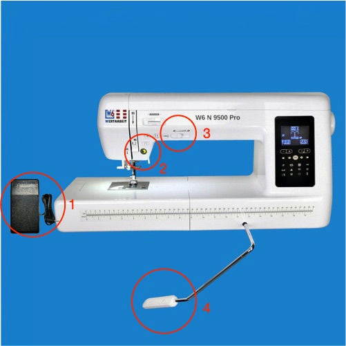 W6 Nähmaschine N 9500 Pro