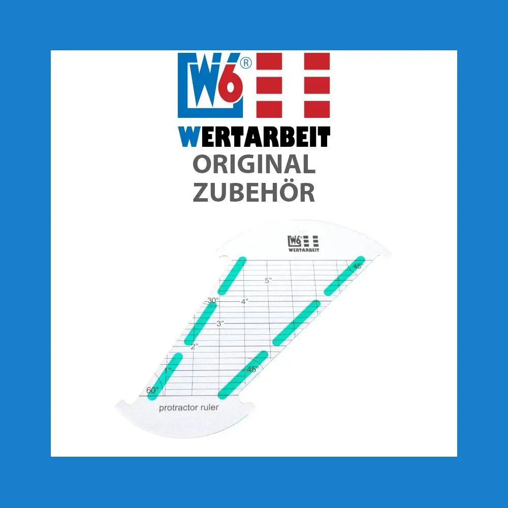 W6 Ruler / Lineal mit Winkeln
