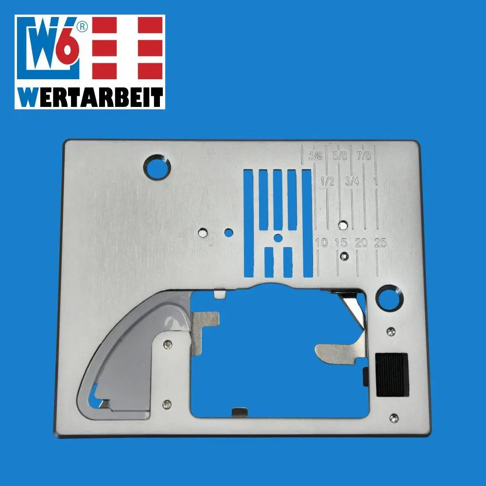 W6 Nähmaschinen Gradstich-Stichplatte W6 N 9500 Pro / 9500C QPL