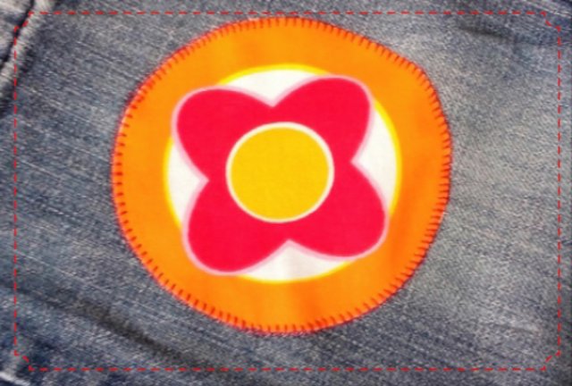 Jeans-Sticker